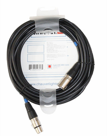 Cable Chauvet Dmx 3-Pin Canon-Canon 25ft 7.5 Mts. Dmx3p25ft